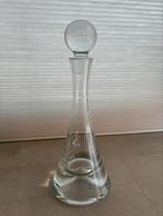 Vintage Glazen Karaf met Ronde Stop, Antiek en Kunst, Antiek | Glas en Kristal, Ophalen of Verzenden