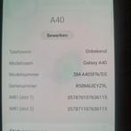 Samsung Galaxy A40 - Goedkoop!, Ophalen, Gebruikt, Zwart, Touchscreen