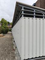 fietsenstalling, fietsenberging, fietsen hok, 5,4x12,6 m, Tuin en Terras, Ophalen of Verzenden, Zo goed als nieuw, Metaal, Fietsenberging