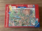 Puzzel Fleroux Cities of the world Amsterdam 925st zgan, Ophalen of Verzenden, 500 t/m 1500 stukjes, Zo goed als nieuw