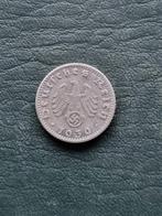 Duitsland 50 reichspfennig 1939 G met hakenkruis, Postzegels en Munten, Munten | Europa | Niet-Euromunten, Ophalen of Verzenden