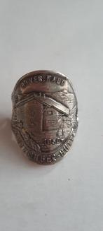 Wandelstok plaatje stocknagel schildje kutztinger hutte, Diversen, Wandelstokken, Ophalen of Verzenden, Gebruikt