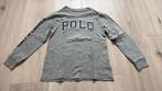 Polo Ralph Lauren grijs shirt lange mouwen maat 122, Ophalen of Verzenden, Zo goed als nieuw, Jongen, Shirt of Longsleeve