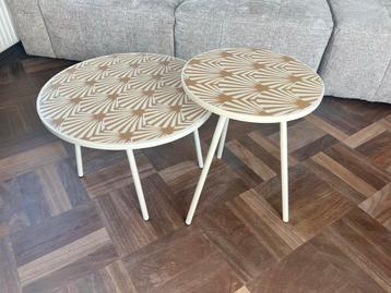Beige Salontafels - Set van 2 beschikbaar voor biedingen