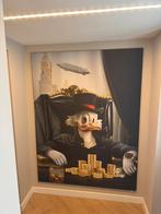 Polysester doek schilderij 139cm x 184cm, Ophalen, 125 cm of meer, Zo goed als nieuw, Schilderij