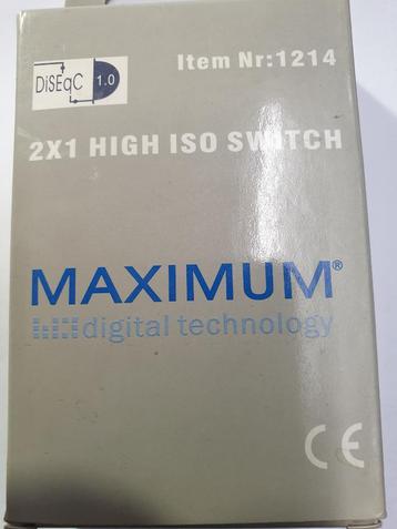 Satellietontvanger  DiSEqC switch 2 x1 beschikbaar voor biedingen