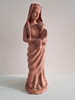 Antiek terracotta beeld Maria met kind, Ophalen of Verzenden