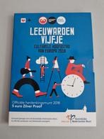 Leeuwarden Vijfje 2018 Zilver Proof, Ophalen of Verzenden, Euro's, Losse munt, Zilver