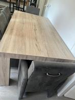 Eettafel met stoelen, Huis en Inrichting, Tafels | Eettafels, Gebruikt, Vijf personen of meer, Rechthoekig, 50 tot 100 cm