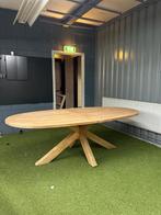Tuintafel 240 ovaal teak, Tuin en Terras, Tuintafels, Ophalen of Verzenden, Zo goed als nieuw