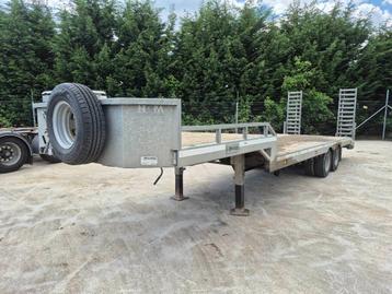 VELDHUIZEN P47-2 9,7 tons luchtgeveerde semi-dieplader beschikbaar voor biedingen