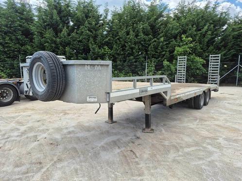 VELDHUIZEN P47-2 9,7 tons luchtgeveerde semi-dieplader, Auto diversen, Aanhangers en Bagagewagens, Gebruikt