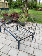 Twee antieke vintage tuinbankjes, Tuin en Terras, Tuinbanken, Ophalen, Gebruikt