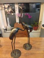 Messing Reigers Beelden Set, Ophalen of Verzenden