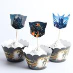 Mooie TRANSFORMERS Cupcakehouders & toppers +Prikkers, Verzenden, Nieuw, Cupcakes, Versiering