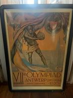 Vintage Olympische Spelen Antwerpen 1920 Poster, Antiek en Kunst, Kunst | Litho's en Zeefdrukken, Ophalen of Verzenden