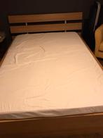 IKEA Hoppen Bed - Tweepersoons, Huis en Inrichting, Slaapkamer | Bedden, Ophalen, Gebruikt, Bruin, Tweepersoons