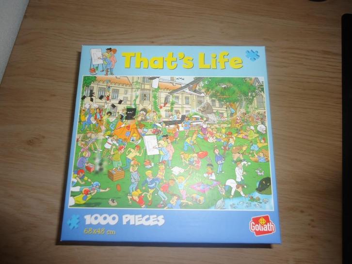 Leg puzzel - - NIEUW ! ! - - That's Life ( 11 ) school park, Hobby en Vrije tijd, Denksport en Puzzels, Nieuw, 500 t/m 1500 stukjes