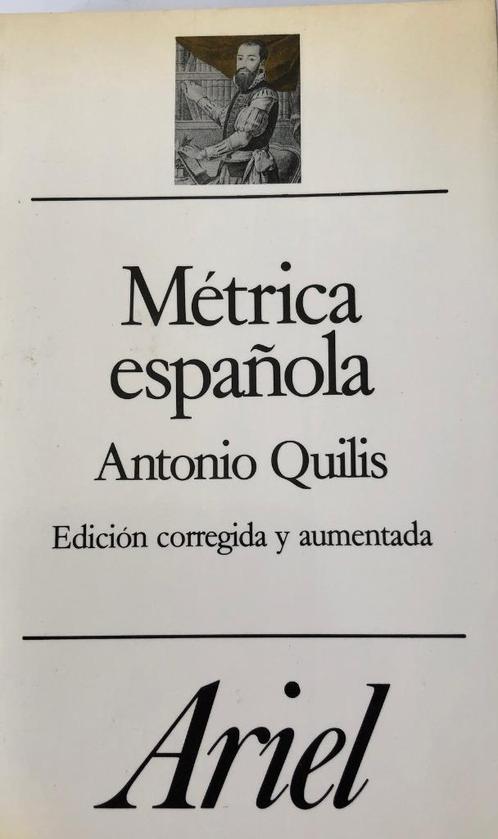 Métrica española - Antonio Quilis, Boeken, Taal | Spaans, Nieuw, Ophalen