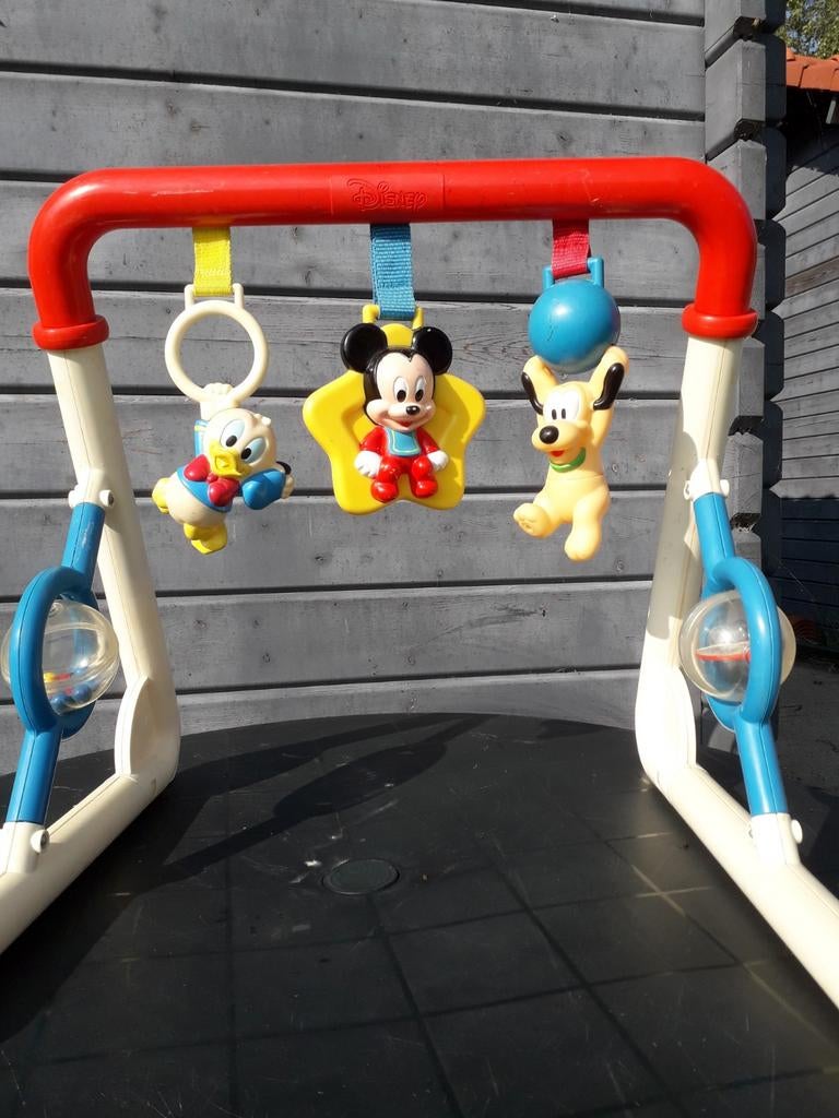 VINTAGE 1990 Disney Mattel Babygym - Mickey Mouse, Donald Du, Ophalen of Verzenden, Gebruikt