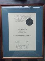 Crand prix 1996 certificaatuitreiking mooi voor in de mancav, Ophalen of Verzenden