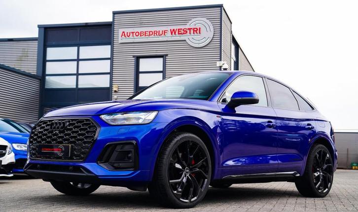 Audi Q5 Sportback 55 TFSI e S edition | Matrix | Luchtvering, Auto's, Audi, Bedrijf, Te koop, Q5, 4x4, ABS, Achteruitrijcamera
