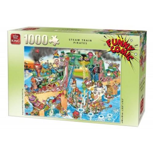 LEGPUZZELFunny Comic King 05225, 1000 stukjes, zgan, Hobby en Vrije tijd, Denksport en Puzzels, Zo goed als nieuw, Legpuzzel, 500 t/m 1500 stukjes