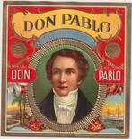 sigarenbanden - KLEIN ETIKET - DON PABLO, Verzamelen, Verzenden, Zo goed als nieuw, Sigarenbandjes