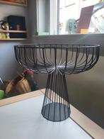 Zwarte Metalen Fruitmand - Moderne Stijl, Ophalen, Zo goed als nieuw, Rond, Mand