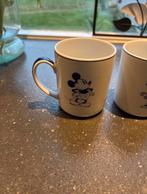 Mickey Mouse porcelaine Mokken Set - 4 stuks, Huis en Inrichting, Ophalen of Verzenden, Zo goed als nieuw