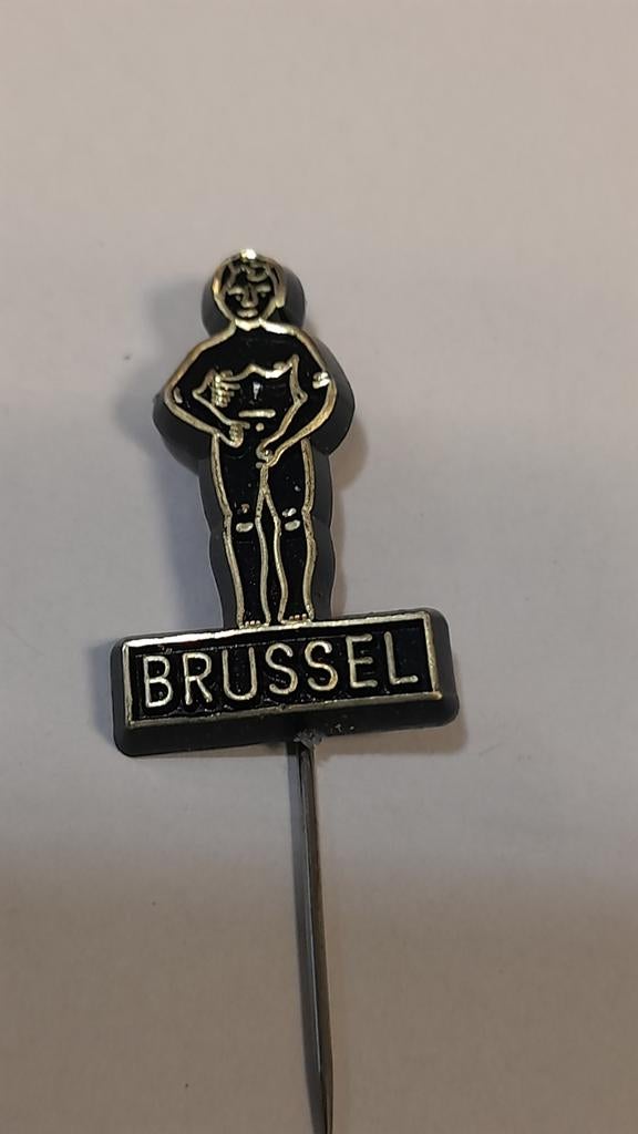 Manneken Pis Brussel Speldje, Verzamelen, Speldjes, Pins en Buttons, Ophalen of Verzenden, Gebruikt, Stad of Land, Speldje of Pin