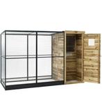 Voldux Houten Aluminium Volière Thomas Rechts, Ophalen of Verzenden