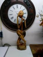 Houten beeld ( hoe zat het ook alweer), Antiek en Kunst, Ophalen