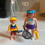 Playmobil tennis setje 2 poppetjes, Kinderen en Baby's, Speelgoed | Playmobil, Ophalen of Verzenden, Gebruikt