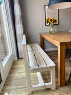 Houten eettafel bank. VT wonen model. Handgemaakt., Huis en Inrichting, Ophalen, Gebruikt, 50 tot 100 cm, VT wonen