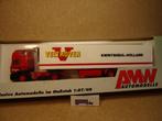 AWM 1:87, MAN+Koel-Oplegger VELDHOVEN-KWINTSHEUL Zie Foto`s, Ophalen of Verzenden, Zo goed als nieuw, Bus of Vrachtwagen, AWM