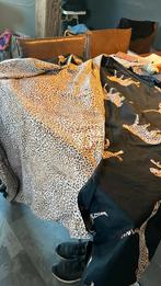 2-persoon panterprint debedovertrek, Ophalen of Verzenden, Tweepersoons, Zwart, Dekbedovertrek