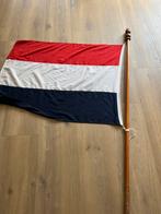 Interboot houten vlaggenstok met bewerkte kop, Watersport en Boten, Ophalen, Zo goed als nieuw