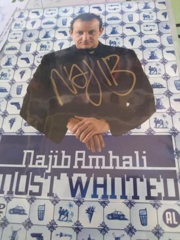 Najib Amhali DVD most wanted GESIGNEERD beschikbaar voor biedingen