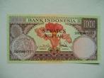 1033. Indonesia, 100 rupiah 1959 UNC Giant Rafflessia Patma., Postzegels en Munten, Bankbiljetten | Azië, Verzenden, Zuidoost-Azië