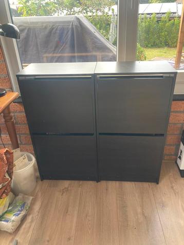 Twee Bissa Ikea Schoenenkasten (twee vakken) beschikbaar voor biedingen