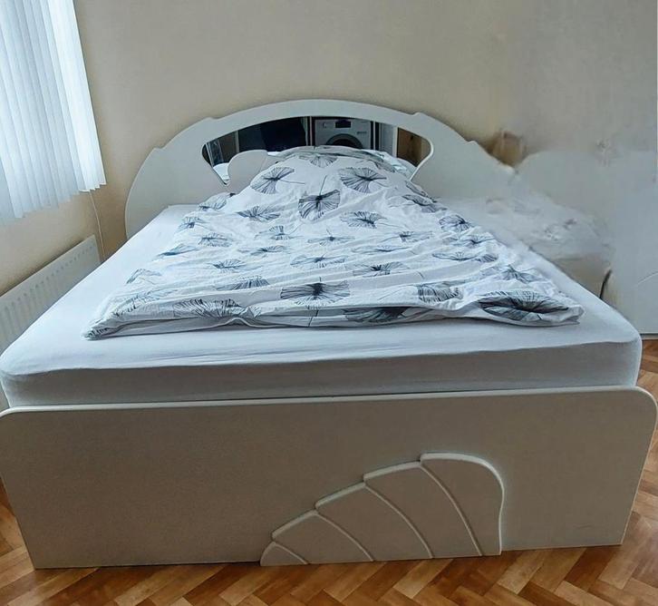 Mooi bed 2 persoonsbed 160x200, Huis en Inrichting, Slaapkamer | Complete slaapkamers, Gebruikt, Tweepersoons, Ophalen of Verzenden