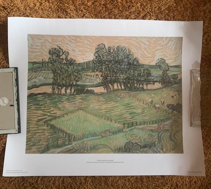 Vincent van Gogh Kroller Muller Museum, Antiek en Kunst, Kunst | Litho's en Zeefdrukken, Ophalen of Verzenden