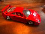 Ferrari F40 1987 1/18, Hobby en Vrije tijd, Modelauto's | 1:18, Ophalen of Verzenden, Zo goed als nieuw, Auto, Bburago