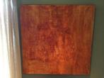 Schilderij prachtig RELIEF het is groot 100x100, Ophalen of Verzenden