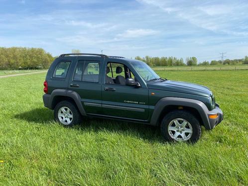 Jeep Cherokee 3.7 V6 AUT 2002 Groen, Auto's, Jeep, Particulier, Cherokee, 4x4, ABS, Airbags, Boordcomputer, Centrale vergrendeling