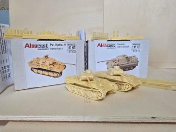 Modelbouw Tanks 1:87 (HO) - Herpa & Alsacast beschikbaar voor biedingen