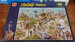 Jan van Haasteren puzzel 1500 stukjes, Ophalen of Verzenden, 500 t/m 1500 stukjes, Zo goed als nieuw, Legpuzzel
