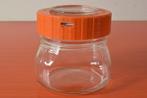 Retro vintage Fidenza Vetraria Italy voorraadpot / weckpot, Ophalen of Verzenden, Zo goed als nieuw, Glas, Pot, Bus of Blik