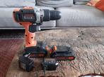 Accutol black and decker 18v, Doe-het-zelf en Verbouw, Gereedschap | Boormachines, Ophalen, Gebruikt, Overige typen, Klopboormechanisme